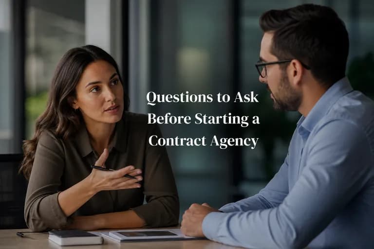 Questions to Ask Before Starting a Contract Agency