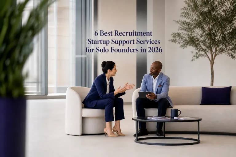 6 Best Recruitment Startup Support Services for Solo Founders in 2026