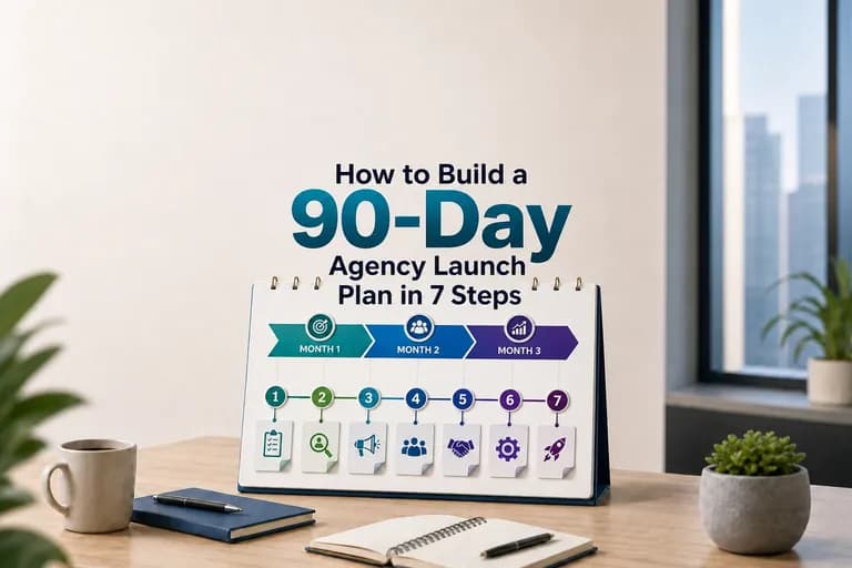 How to Build a 90-Day Agency Launch Plan in 7 Steps