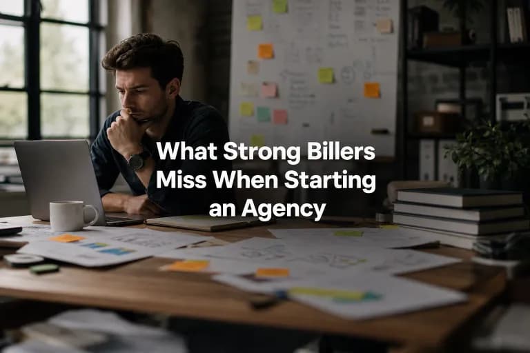 What Strong Billers Miss When Starting an Agency